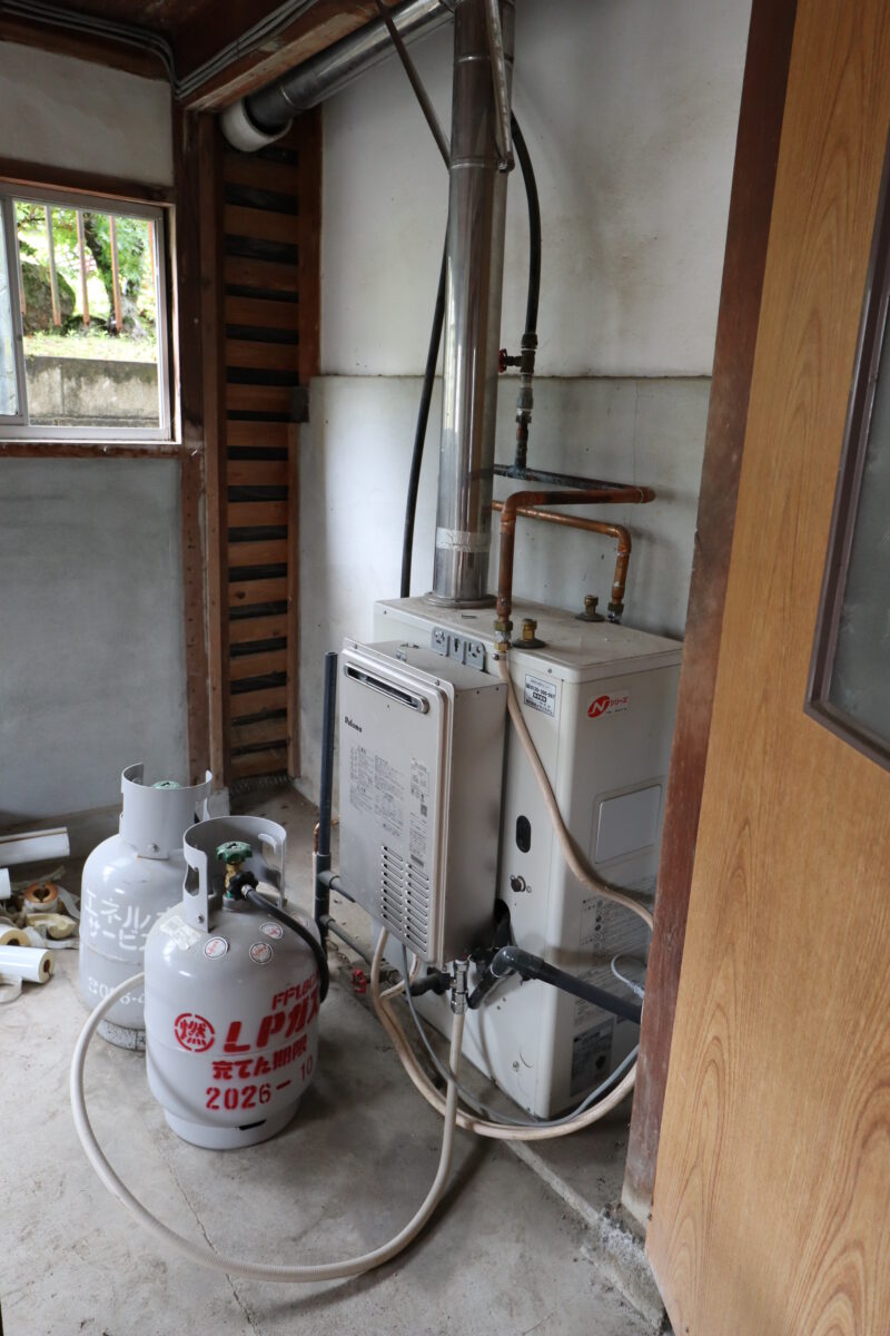 仮設給湯器