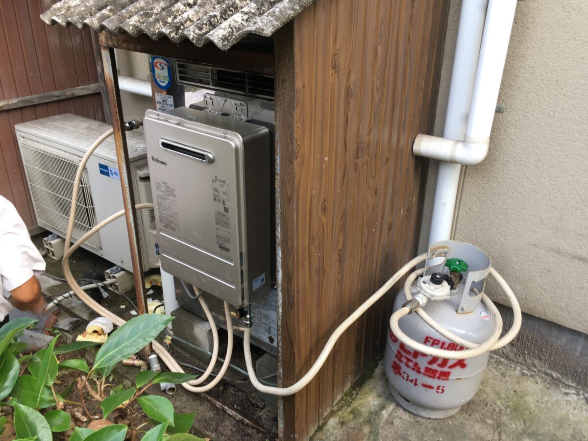 仮設給湯器