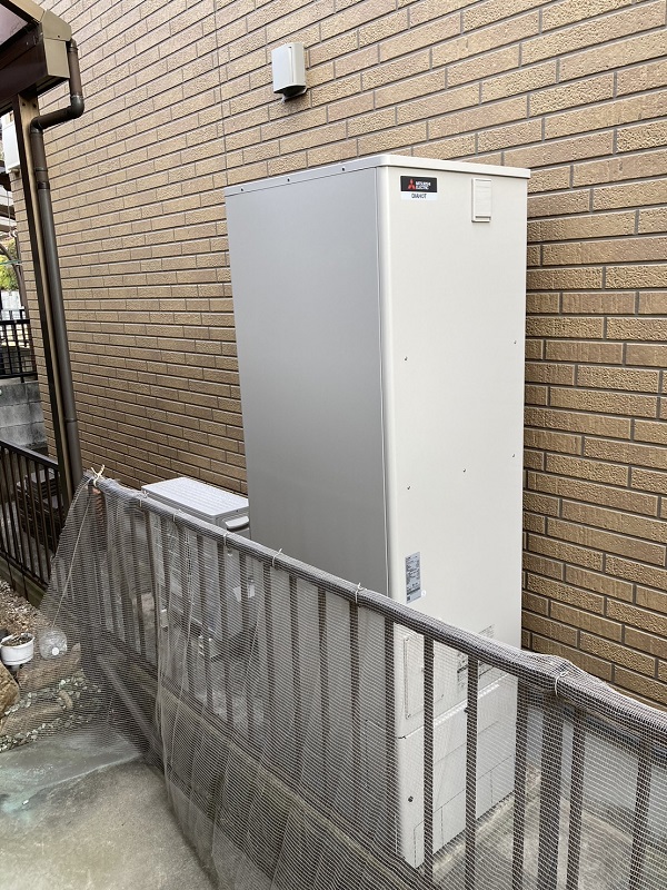 愛知県新城市・M様　電気温水器からエコキュートへ (2)