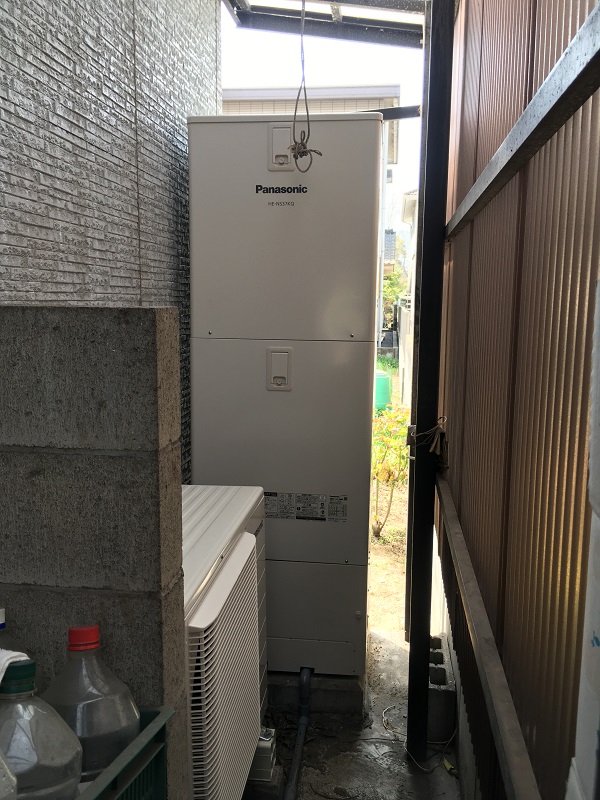 宮崎県宮崎市・F様邸　古いエコキュートから新しいエコキュートへお買い換え (4)