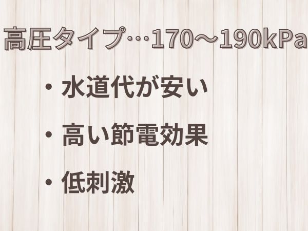 高圧タイプ