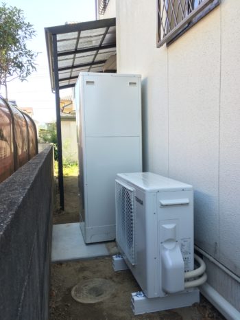 静岡県浜松市・T様　電気給湯器からエコキュートへお買い換え (1)