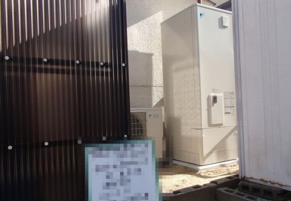 山口県山陽小野田市・S様　エコキュートの新設工事 (1)