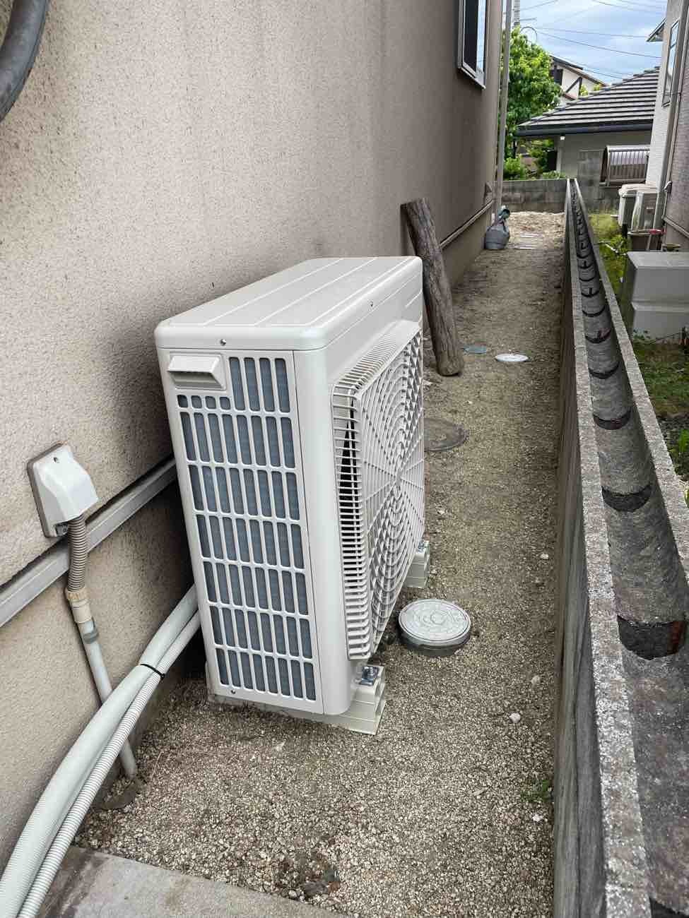 広島県福山市 Y様 日立 BHP-TAG37W 施工後（ヒートポンプ）