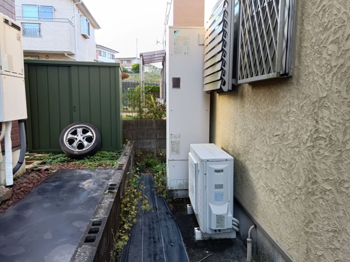 四街道市I様邸エコキュート_施工前