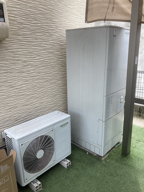 長崎県長崎市・T様│急に故障したエコキュートの取り換え工事　施工前 (1)