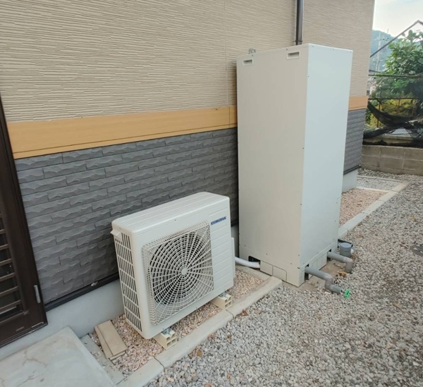 大分県大分市・電気温水器から同メーカーのエコキュートへ交換 (8)